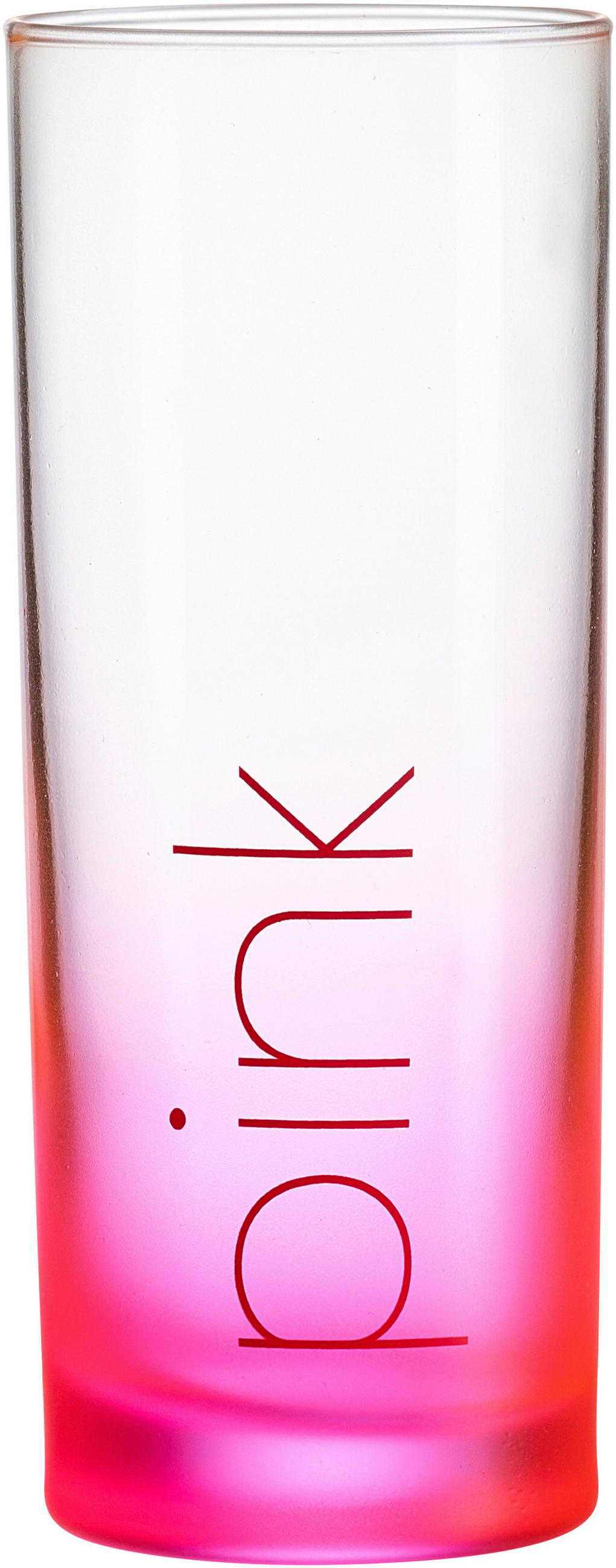LONGDRINKGLAS 360 ml  - pink, Basics, glas (6/6/16cm) - Ritzenhoff Breker