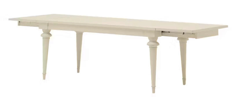 ESSTISCH Elfenbein rechteckig  ausziehbar  - Elfenbein, LIFESTYLE, Holz (182-282/76/90cm) - Livetastic