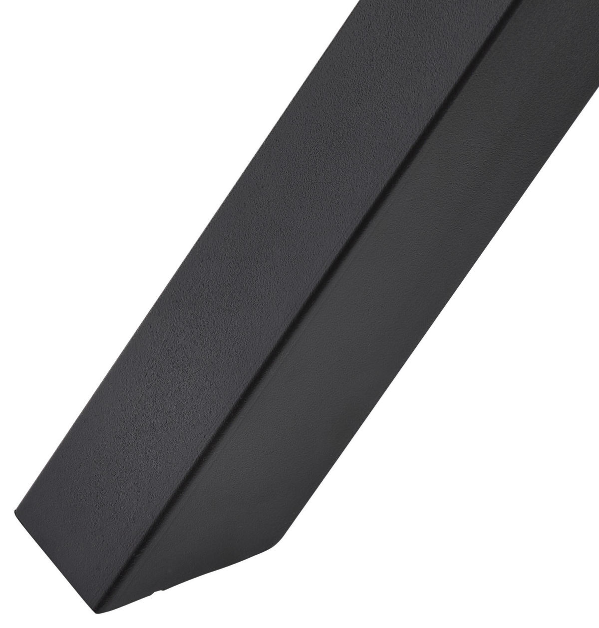 COUCHTISCH ESG 50/55/50 cm rund Klar, Schwarz  - Klar/Schwarz, Design, Glas/Metall (50/55/50cm) - Livetastic