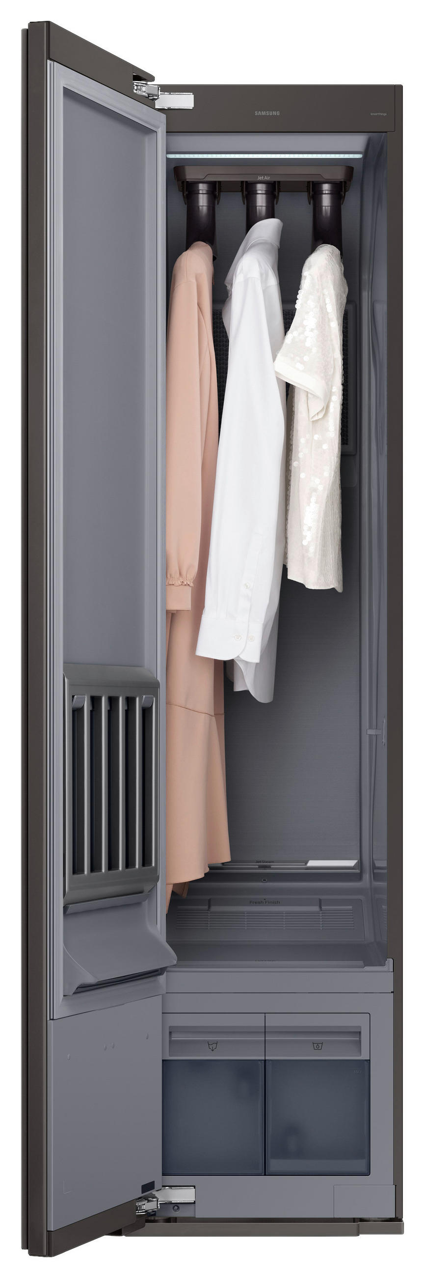 SELBSTREINIGUNGSSYSTEM - Schwarz/Dunkelblau, Basics, Karton/Kunststoff (44,5/185/63,2cm) - Samsung