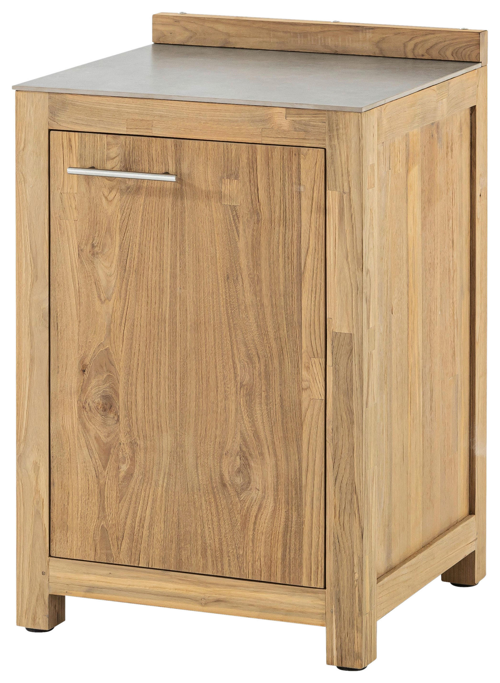 OUTDOORKÜCHE  - Edelstahlfarben/Titanfarben, Trend, Holz/Keramik (60/94,7/57,5cm)