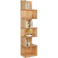 REGAL  50/211/38 cm Erlefarben  - Erlefarben, Natur, Holz (50/211/38cm) - Linea Natura