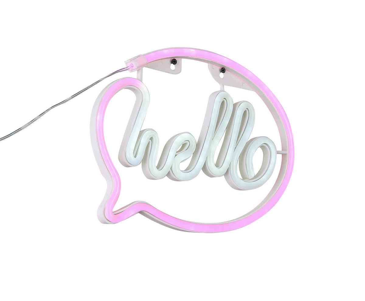 LED FALILÁMPA - áttetsző/fehér, Trend, műanyag (29,7/21/1,7cm) - Boxxx