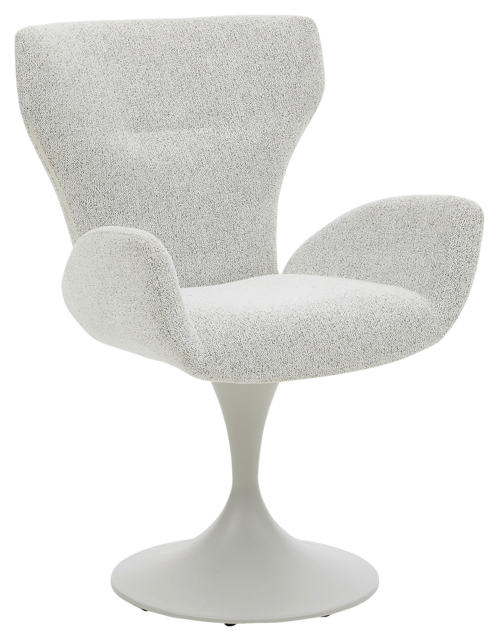 ARMLEHNSTUHL  in Bouclé  - Champagner/Grau, Design, Textil/Metall (65/93/68cm) - Musterring