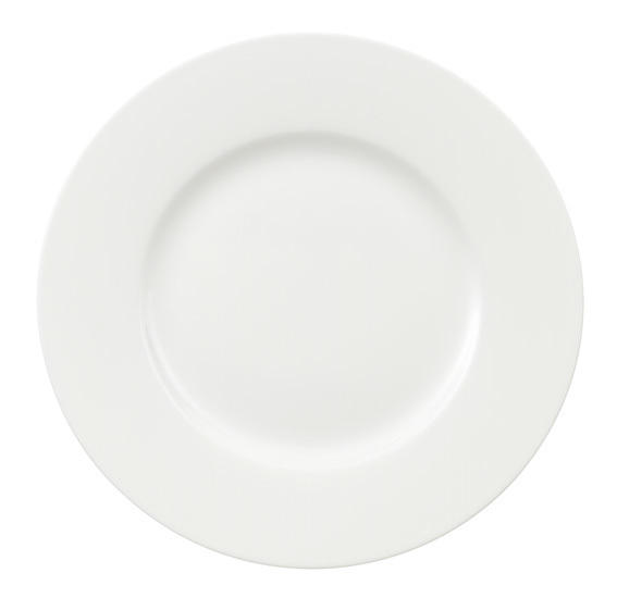 Porzellan FRÜHSTÜCKSTELLER rund - Weiß, Basics, Keramik (22cm) - Noblesse - V&B