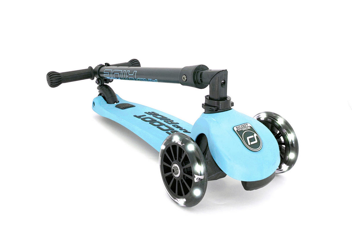 KINDERSCOOTER Highwaykick 3  - Blau/Schwarz, Trend, Kunststoff/Metall (24/72/55cm) - Scoot and Ride