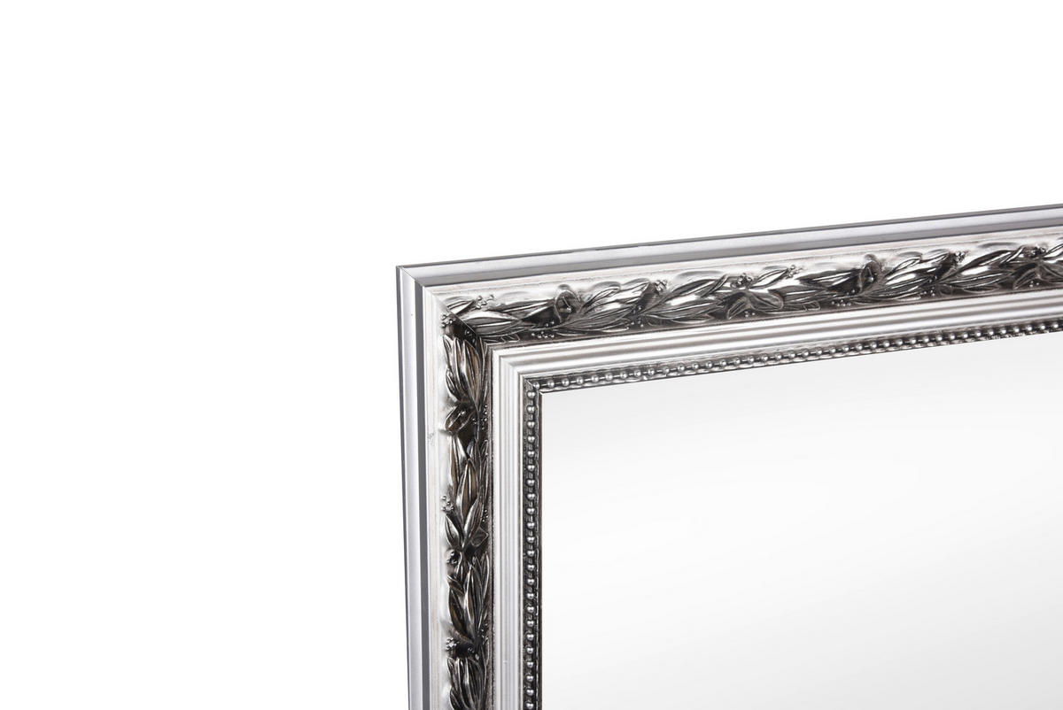 WANDSPIEGEL 55/70/3,5 cm    in rechteckig  - Silberfarben, Trend, Glas/Holz (55/70/3,5cm) - Boxxx