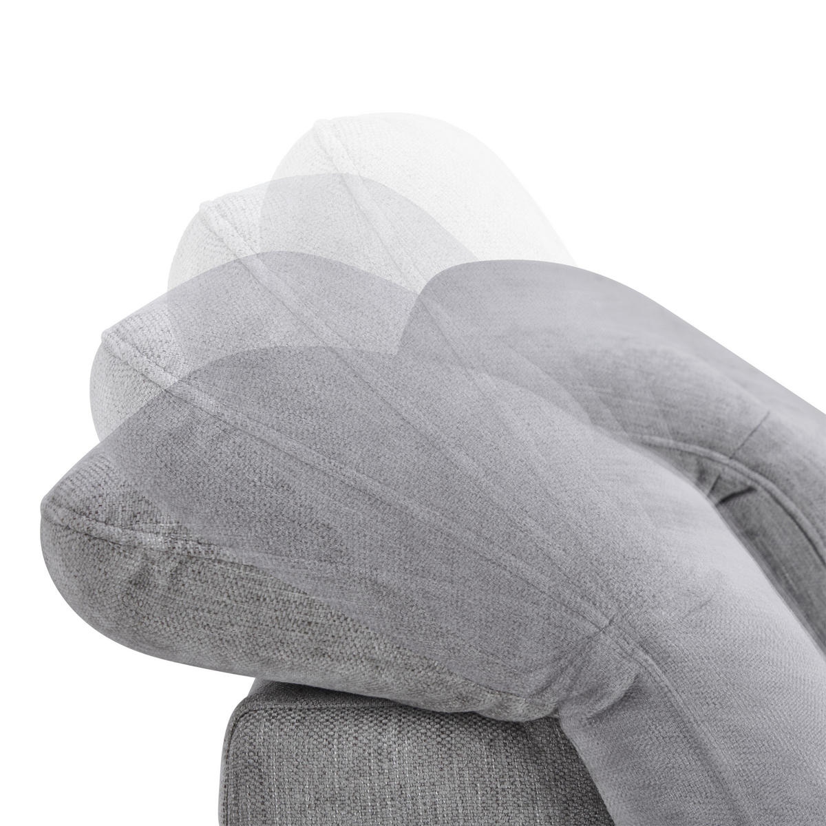 HÖRNSOFFA i velour ljusgrå  - ljusgrå/svart, Design, metall/textil (288/184cm) - Best Price