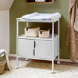 WICKELKOMMODE - Weiß, Basics, Holz (68/70/90cm) - My Baby Lou
