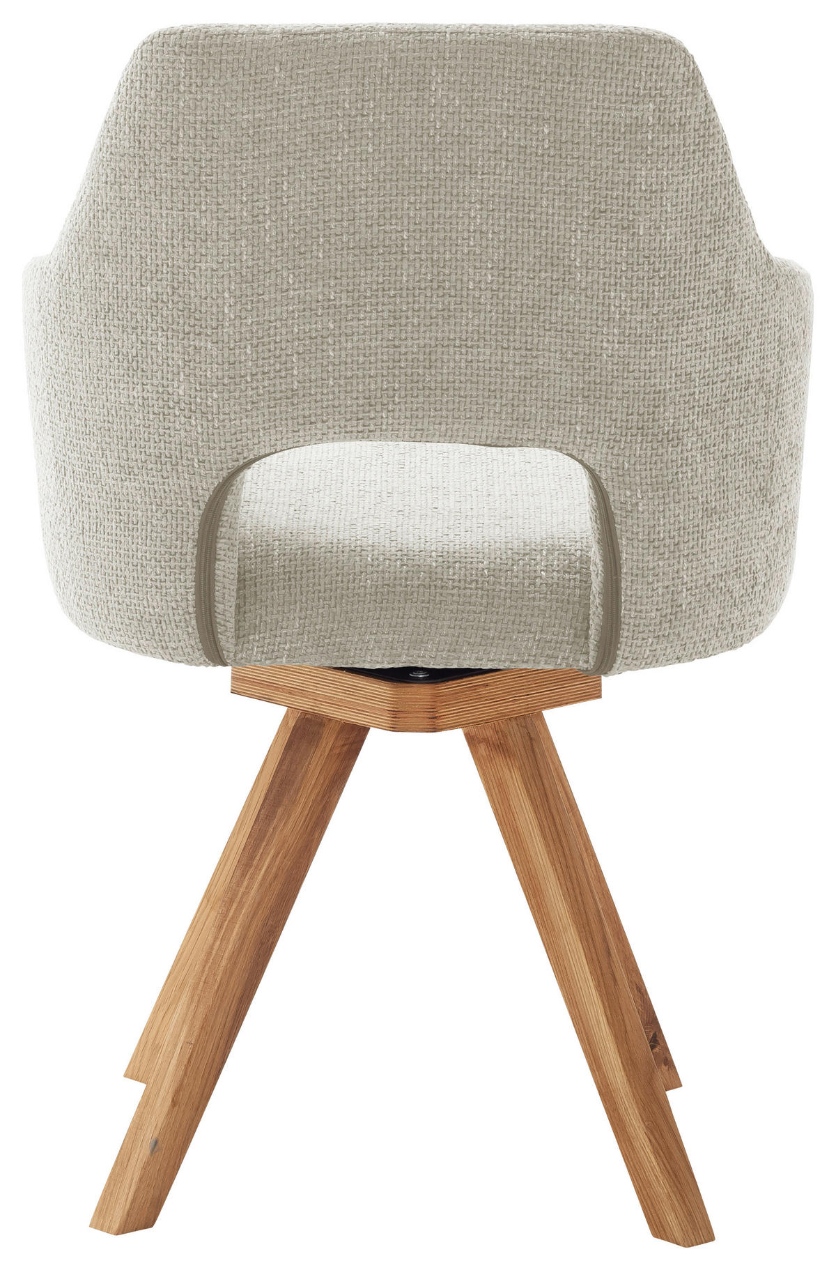 ŽIDLE S PODRUČKAMI, tkaná látka, světle šedá, divoký dub - divoký dub/světle šedá, Konvenční, dřevo/textil (57/84/57cm) - Voleo