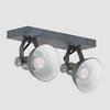 DECKENSPOTS - Grau, Trend, Metall (13/16/32cm)