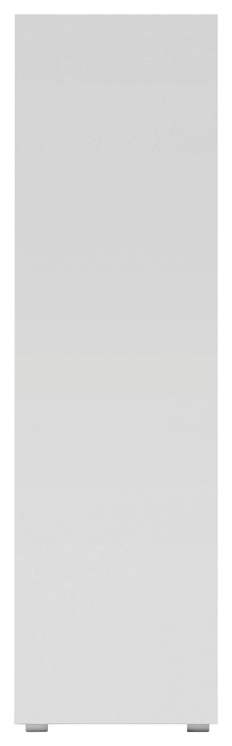 REGALELEMENT Weiß  - Silberfarben/Weiß, KONVENTIONELL, Holzwerkstoff (85/131/37cm) - MID.YOU