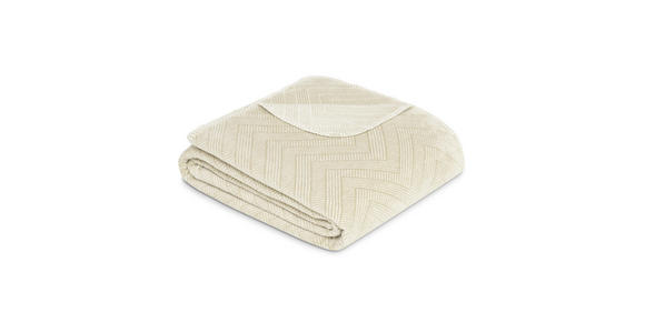 DECKE NAZCA 150/200 cm  - Beige, Basics, Textil (150/200cm) - Novel