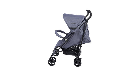 BUGGY Madrid  - Schwarz/Grau, KONVENTIONELL, Kunststoff/Textil (61/48/104cm) - My Baby Lou