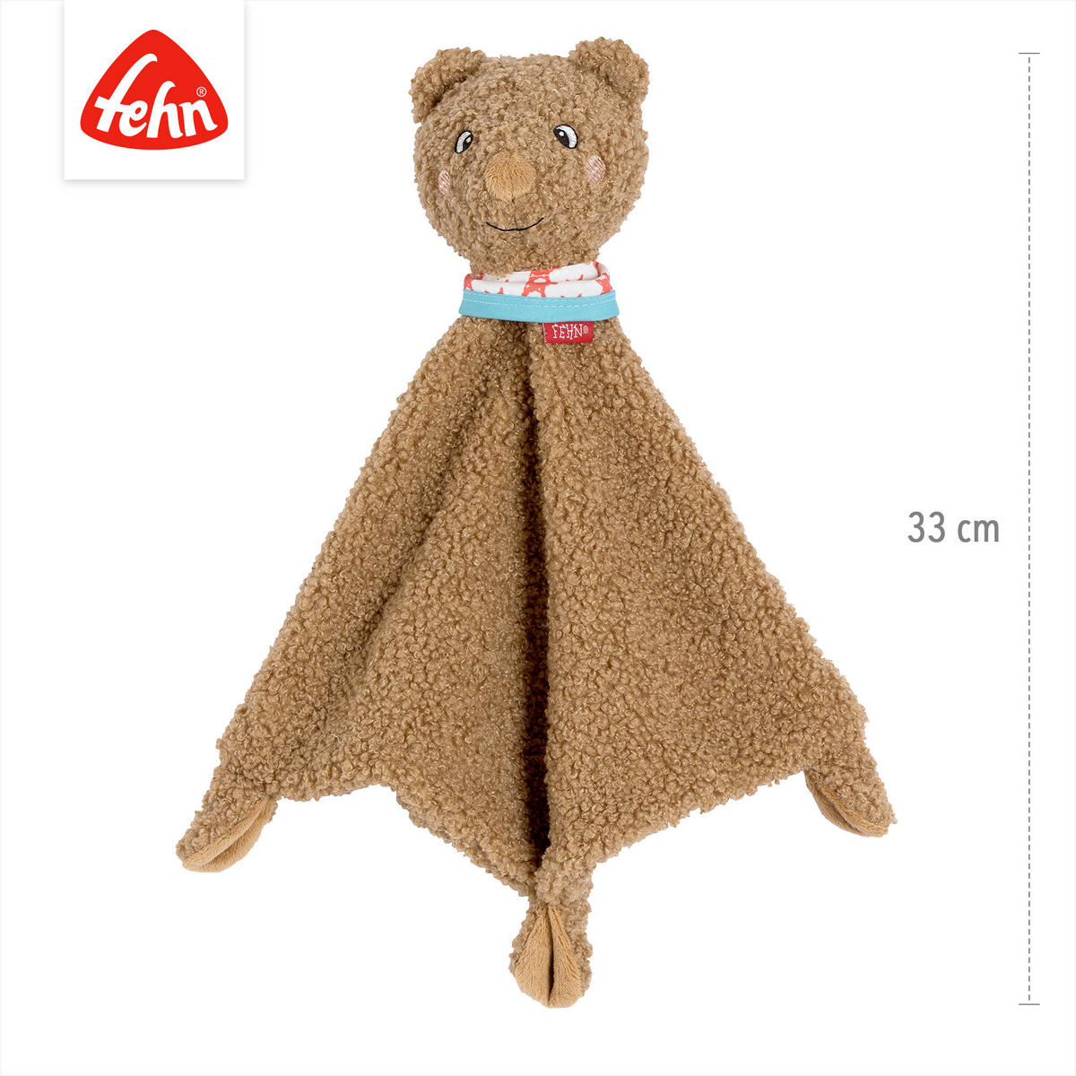 SCHMUSETUCH - Hellbraun, Basics, Textil (33,5/32/6,6cm) - Fehn