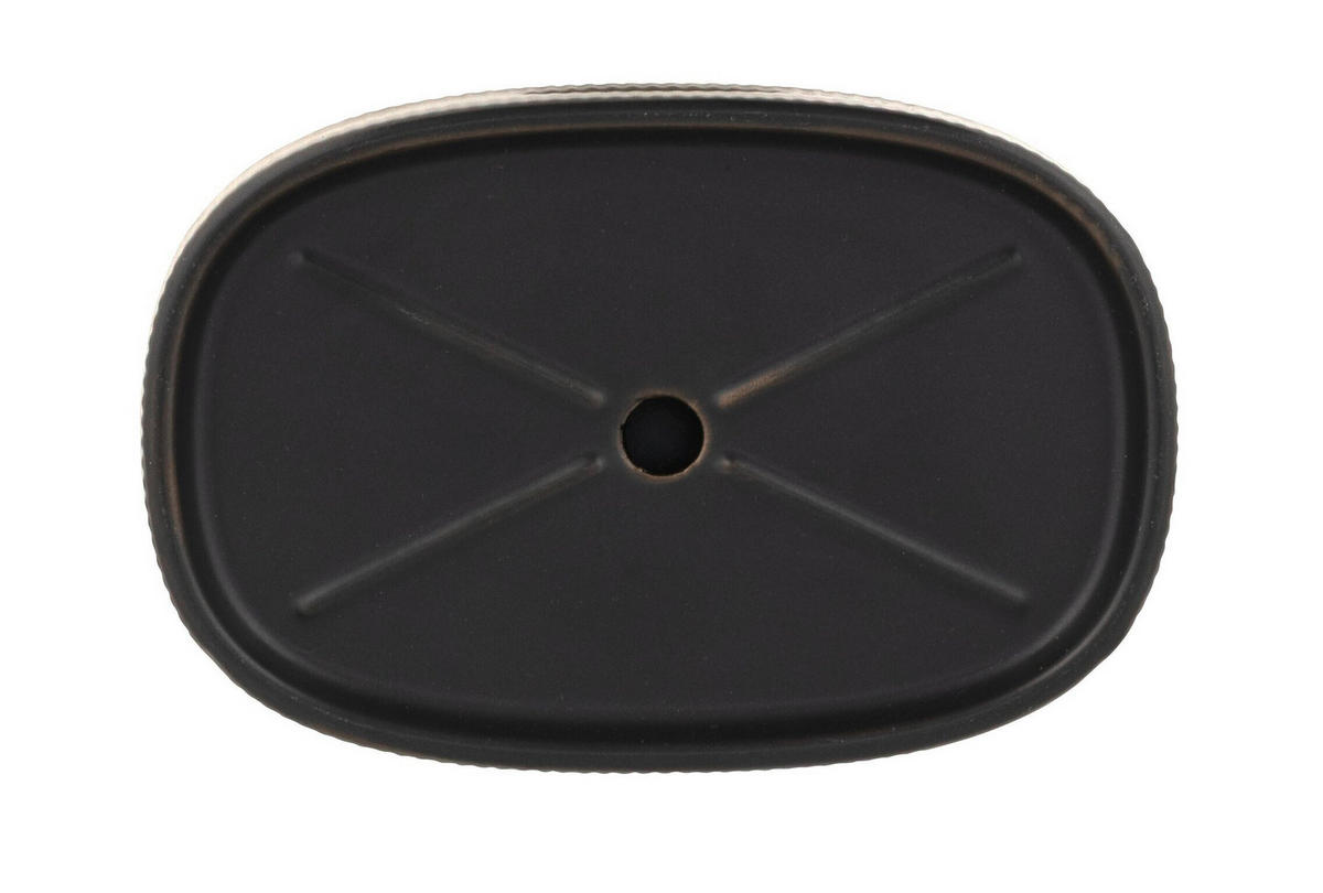 SEIFENSCHALE - Schwarz, Basics, Keramik (13,5/2,5/10cm) - Wenko