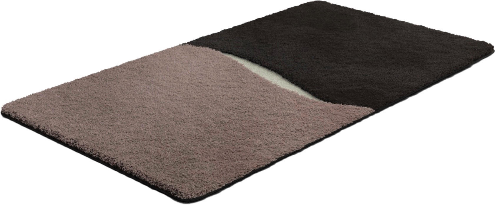 BADEMATTE Taupe 60/100 cm  - Taupe, Basics, Kunststoff/Textil (60/100cm) - Grund