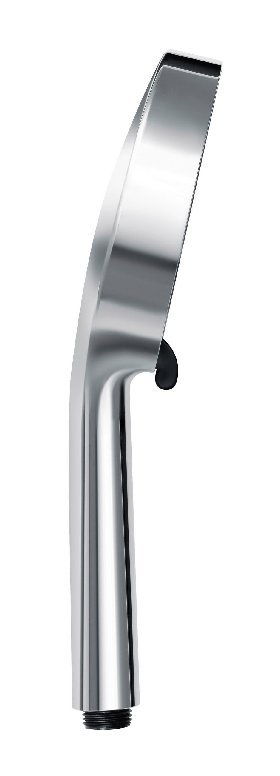 DUSCHKOPF   - Chromfarben/Schwarz, Basics, Kunststoff (12cm) - Wenko