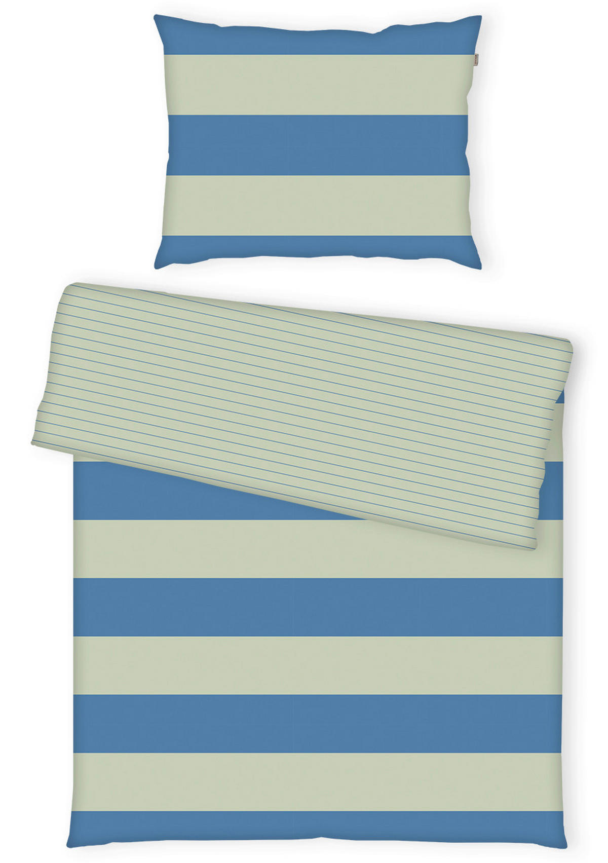 BETTWÄSCHE Tom Tailor Renforcé Bettwäsche Renforcé 140/200 cm  - Blau, Basics, Textil (140/200cm) - Tom Tailor