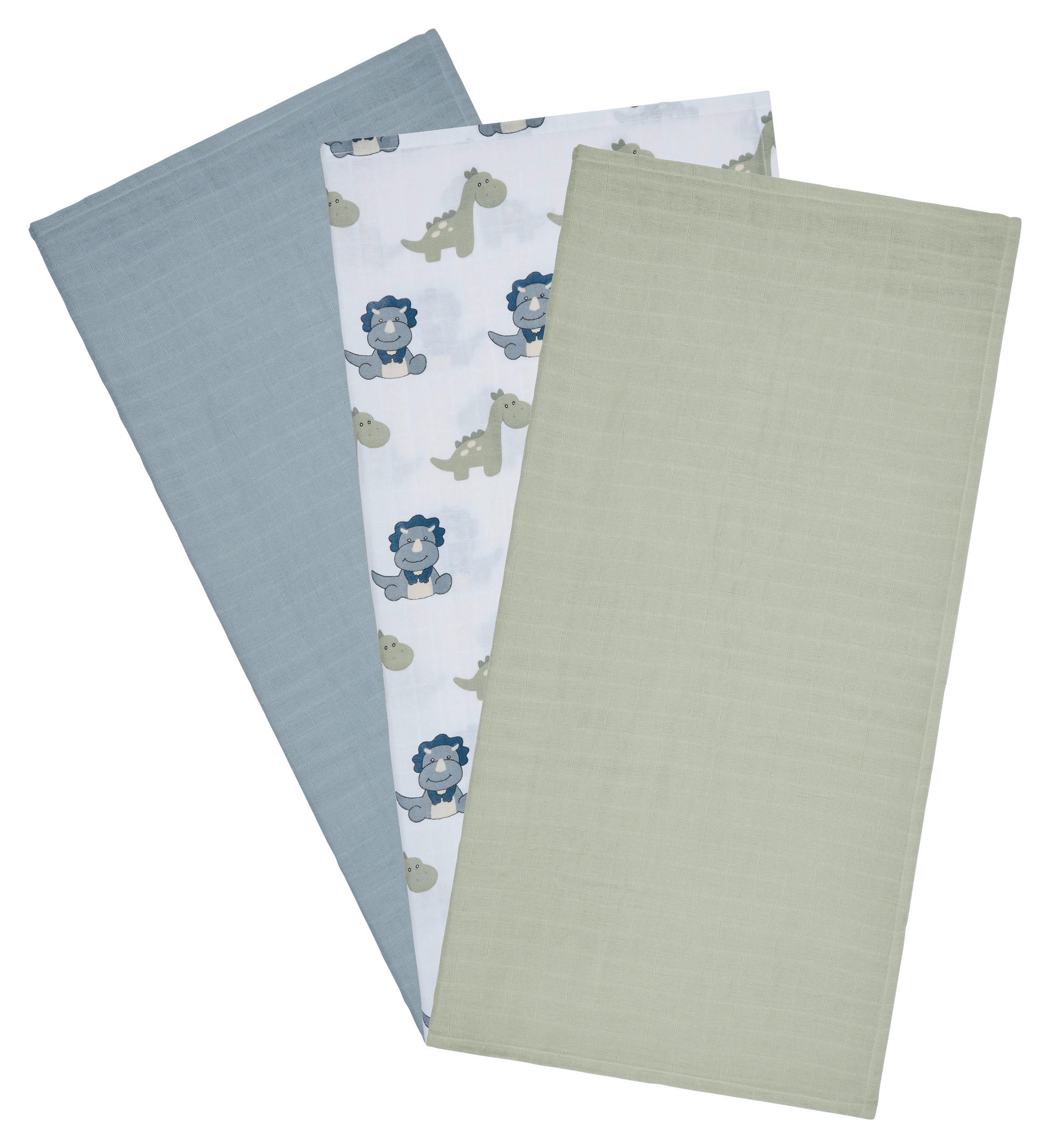 SADA LÁTKOVÝCH PLENEK - vícebarevná, Basics, textil (80/80cm) - Patinio