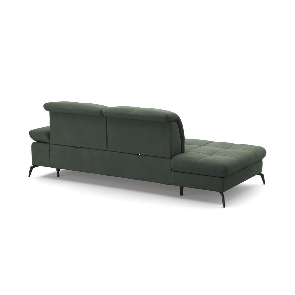 Thumbnail - Sit & More Récamiere, Grün, Textil, 231x90x122 cm, Goldenes M, Oeko-Tex® Standard 100, Made in Europe, DGM-Klimapakt, Rü...