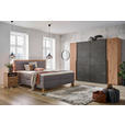 BOXBETT 160/200 cm  in Grau, Eiche Artisan  - Eiche Artisan/Grau, KONVENTIONELL, Holz/Textil (160/200cm) - Carryhome