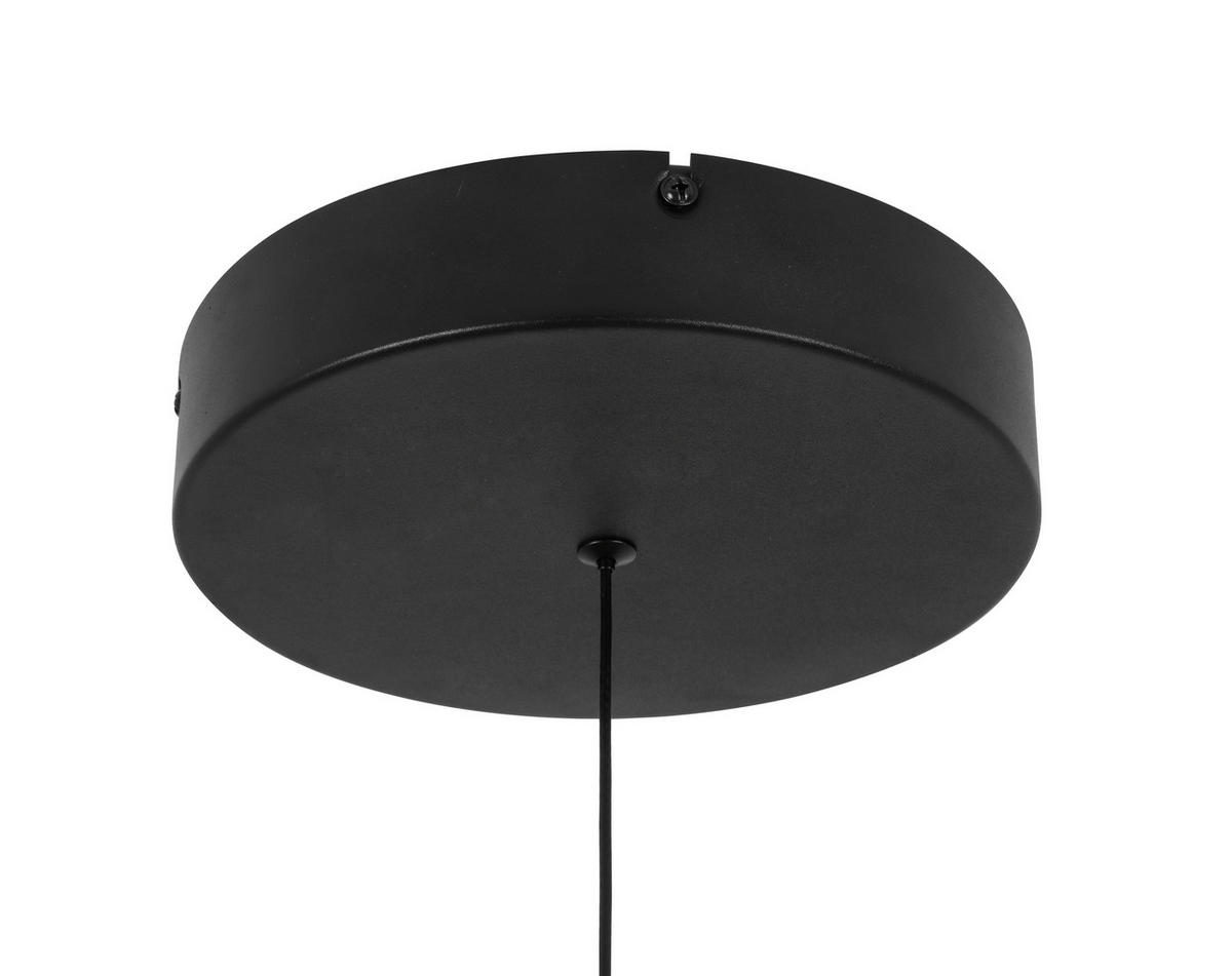 ZÁVESNÉ LED SVIETIDLO, 21/200 cm  - čierna, Design, kov/plast (21/200cm) - Novel