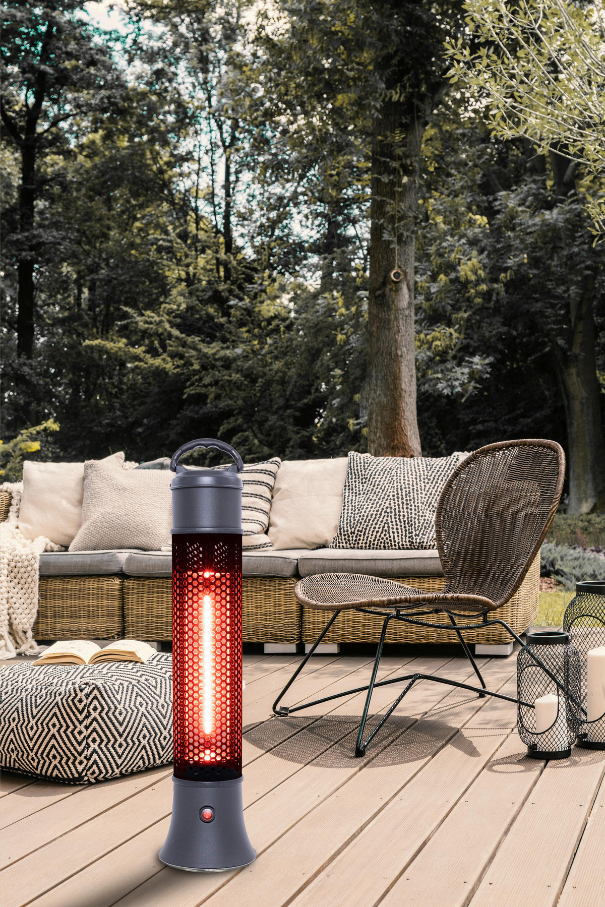 Terrassenstrahler - Basics (16/16/64cm) - Globo