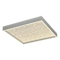 LED-DECKENLEUCHTE Bormes 60/6,5/30 cm  - Weiß, Design, Kunststoff/Metall (60/6,5/30cm)