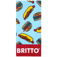 BADETUCH HOTDOG Multicolor 80/180 cm  - Multicolor, Design, Naturmaterialien/Textil (80/180cm) - BRITTO