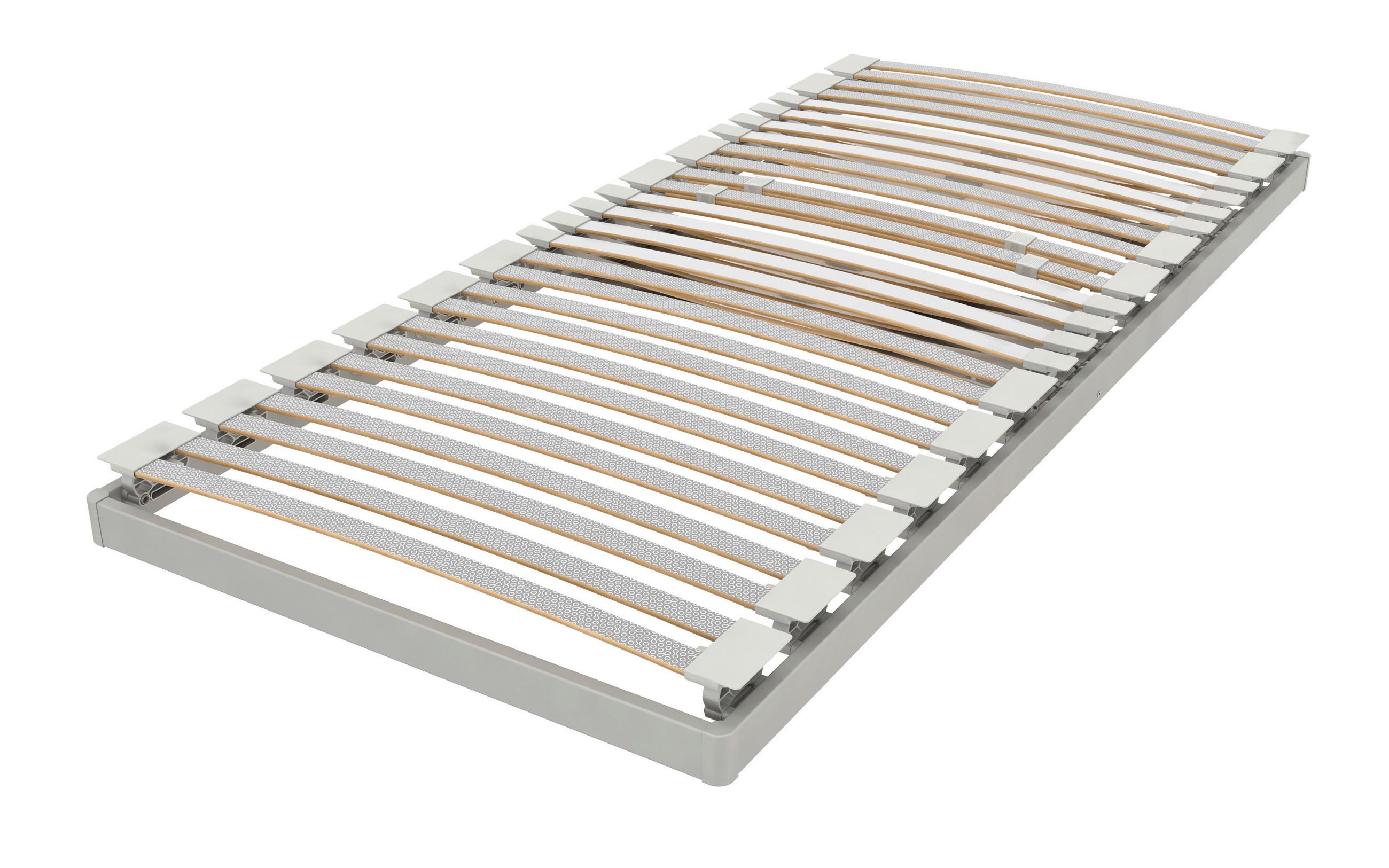 LATTENROST 90/200 cm Buche  - Grauweiß, Basics, Holz (90/200cm) - Schlaraffia