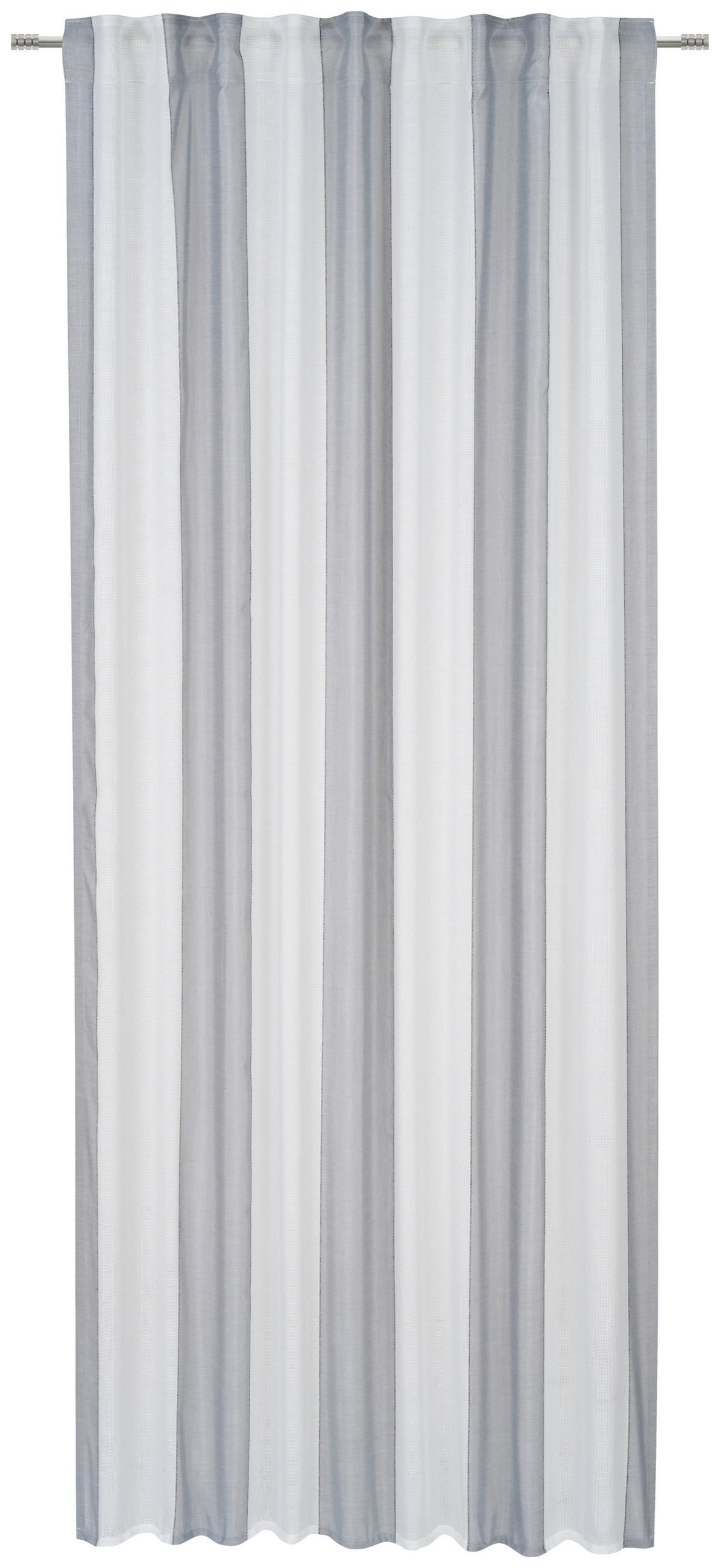 KOMBINIRANA ZAVESA  pol prosojno   140/245 cm  - temno siva, Basics, tekstil (140/245cm) - Esposa