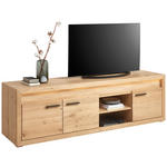 LOWBOARD 188,8/57,4/48 cm  - Eichefarben/Schwarz, KONVENTIONELL, Holz/Metall (188,8/57,4/48cm) - Linea Natura