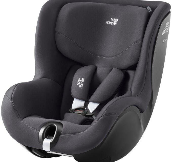 REBOARDER-KINDERSITZ Dualfix 5Z  - Dunkelgrau, Basics, Textil (44/48/74cm) - Britax Römer