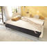SCHLAFSOFA Flachgewebe Grau - Chromfarben/Grau, Design, Textil/Metall (203/83/90cm) - NOVEL