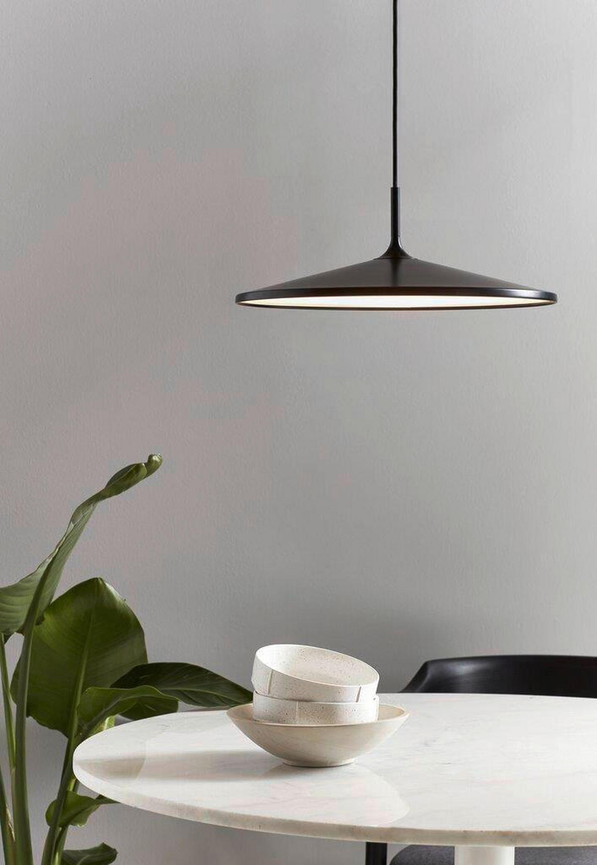 HÄNGELEUCHTE BALANCE 42/16 cm   - Schwarz, Design, Metall (42/16cm) - Nordlux