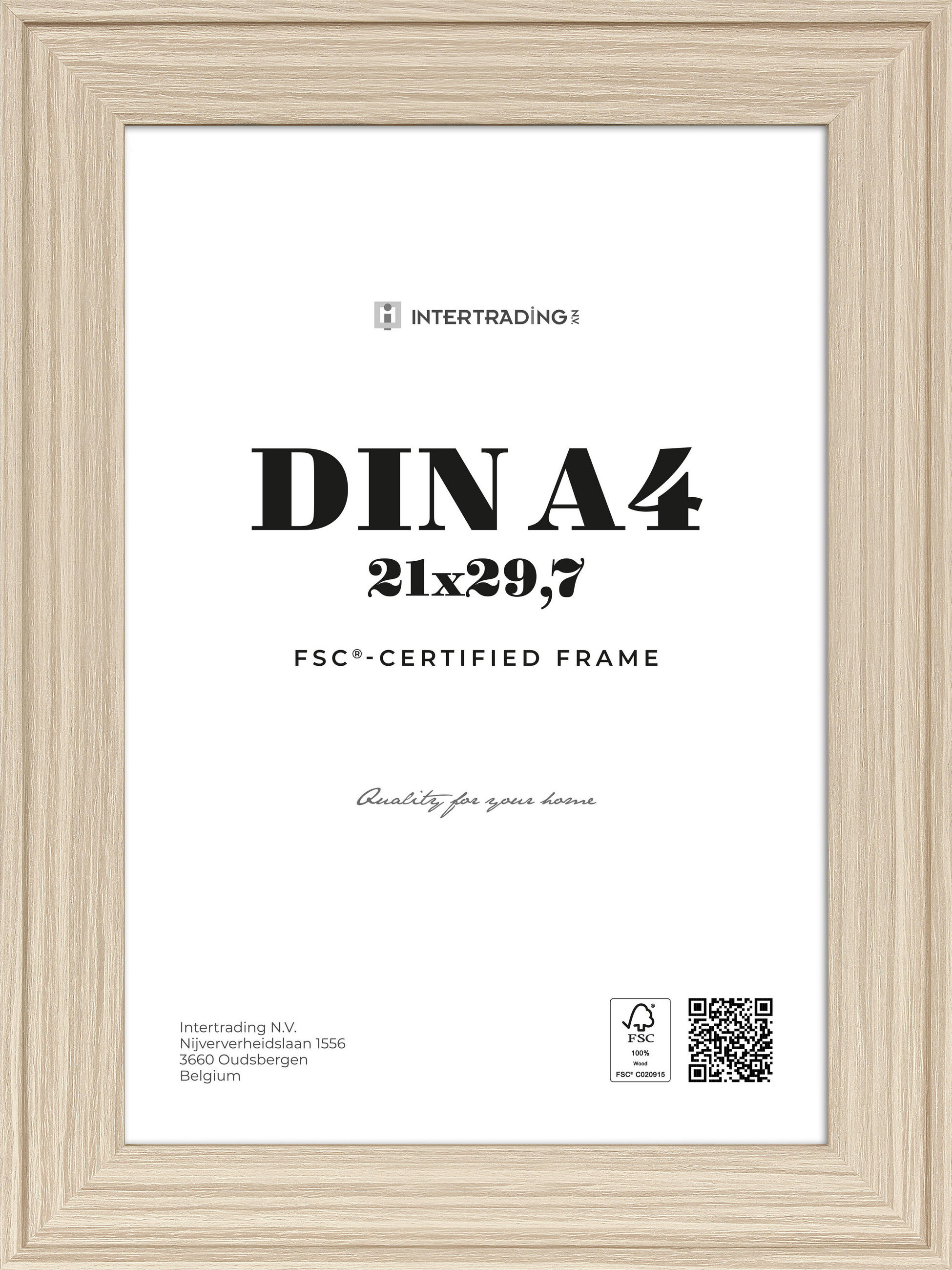 BILDERRAHMEN 27,2/1,6/36,2 cm  - Eichefarben, Basics, Holzwerkstoff (27,2/1,6/36,2cm)