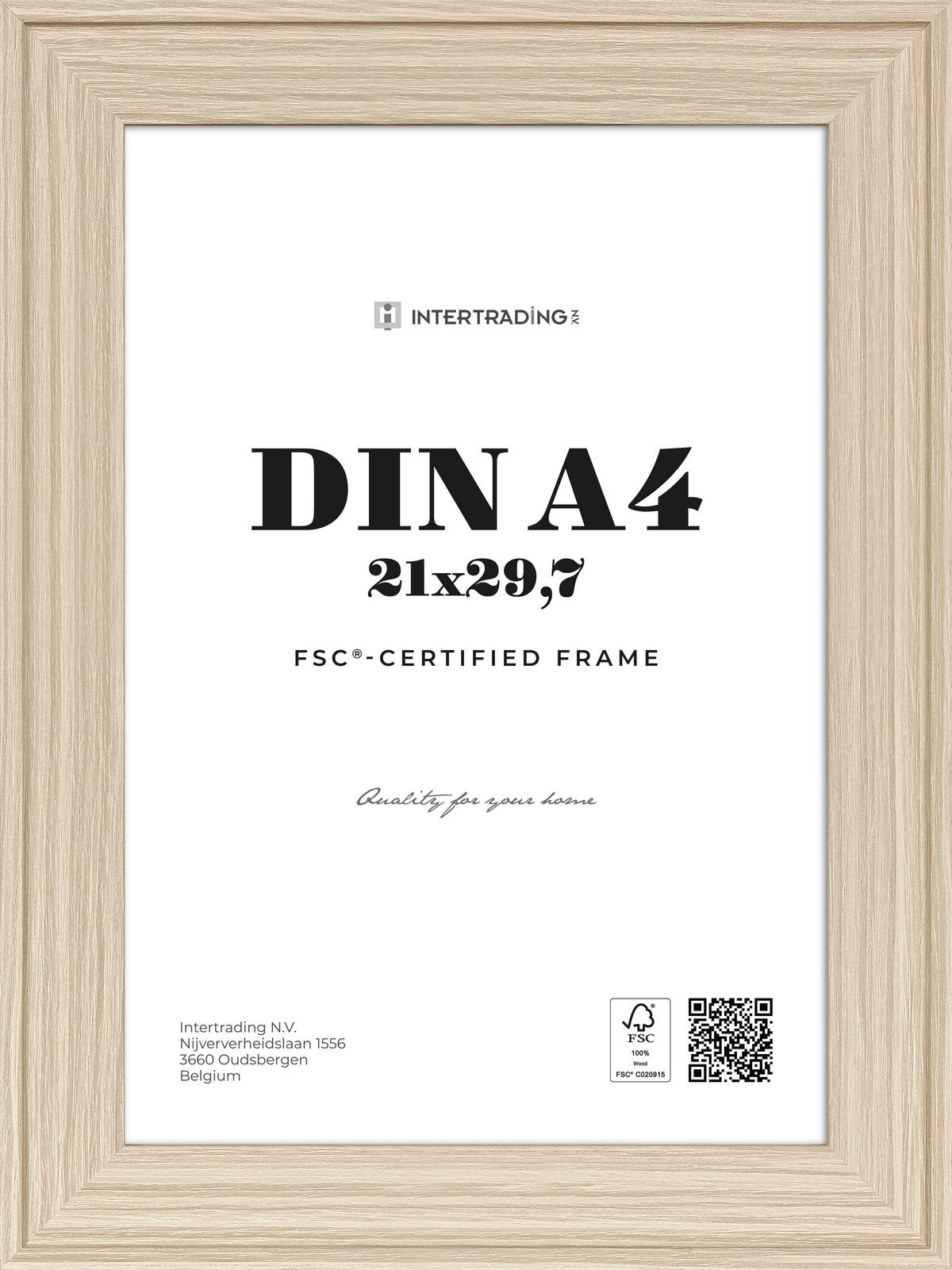 BILDERRAHMEN 27,2/1,6/36,2 cm  - Eichefarben, Basics, Holzwerkstoff (27,2/1,6/36,2cm)