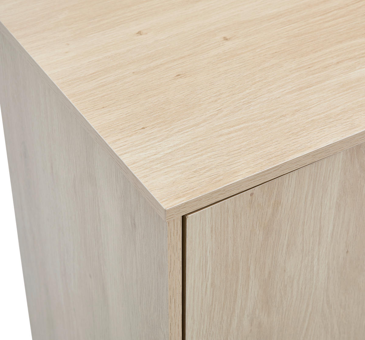 SIDEBOARD  in 140/80/39 cm  - Schwarz/Naturfarben, Natur, Holz/Papier (140/80/39cm) - MID.YOU