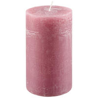 STUMPENKERZE 10/18 cm  - Rosa, Basics, Naturmaterialien (10/18cm) - Ambia Home