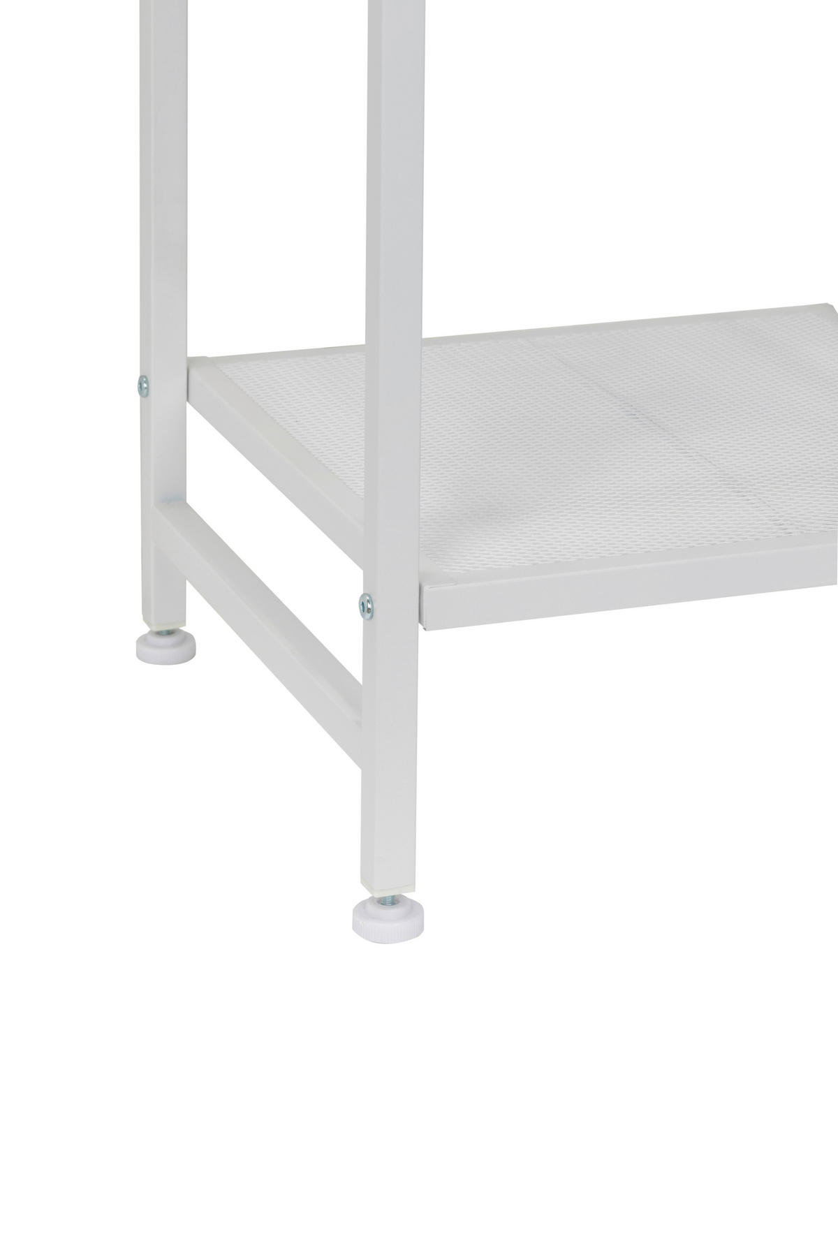GARDEROBENSTÄNDER in Weiß 100/165/36 cm   - Weiß, MODERN, Metall (100/165/36cm) - PBJ