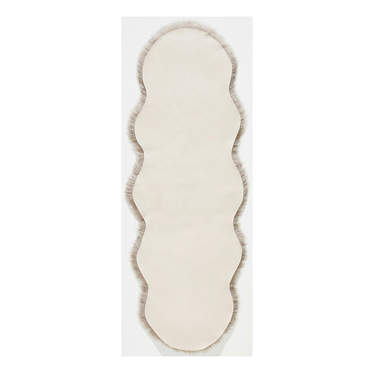 UMĚLÁ KOŽEŠINA, 60/180 cm, šedohnědá - šedohnědá, Basics, kožešina/plast (60/180cm) - Novel