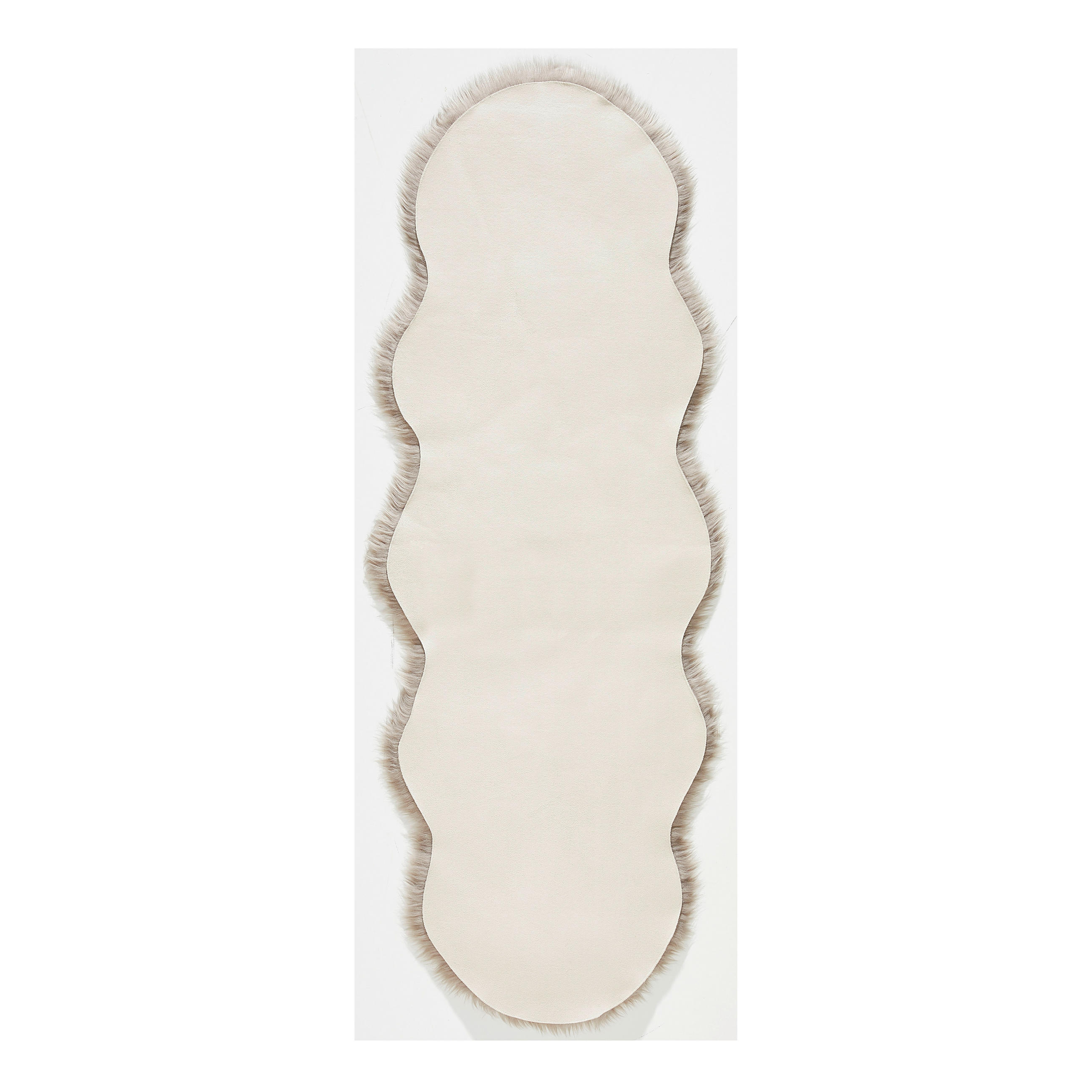 Thumbnail - Novel Kunstfell Sarah Double, Taupe, Fell, Tierform, 60x180 cm, Reach, Bsci, Oeko-Tex® Standard 100, pflegeleicht, Teppi...