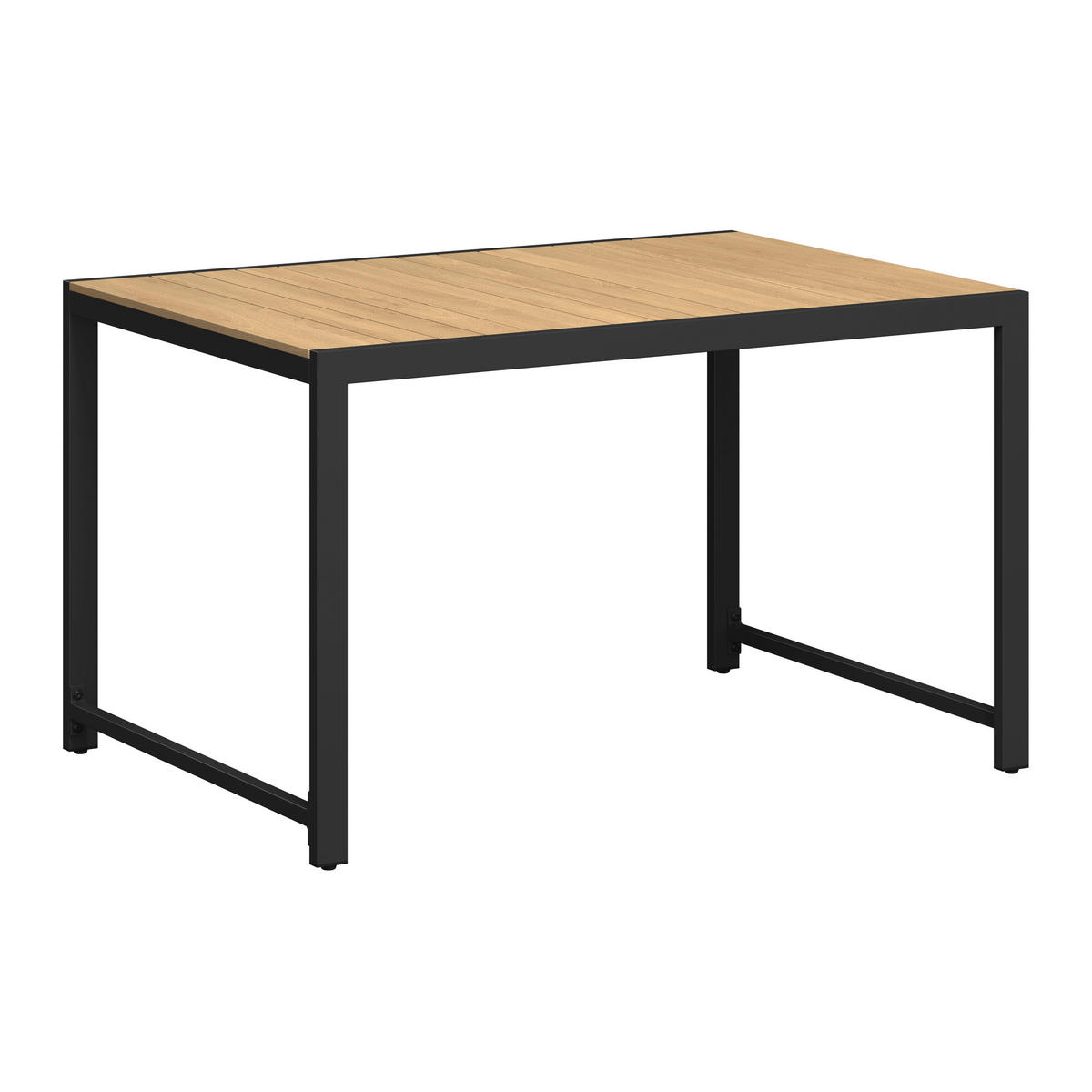 LOUNGEGARNITUR  - Grau/Akaziefarben, Design, Holz/Textil (198/198cm) - Ambia Garden