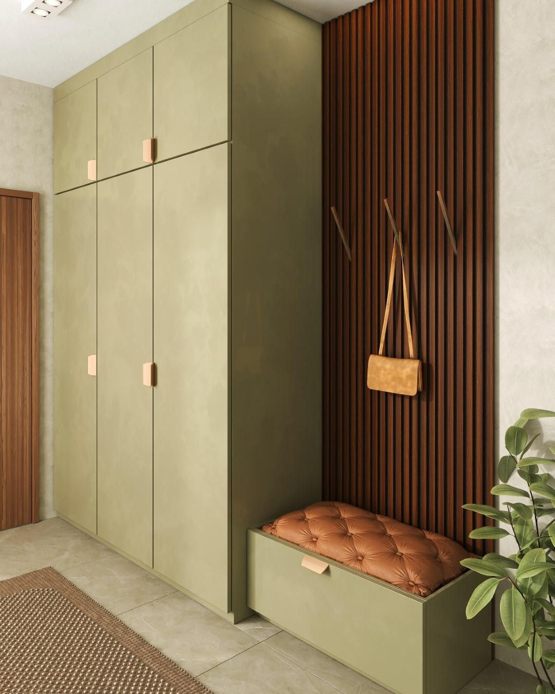AKUSTIČNI MDF PANEL    30/260 cm       rjava  - rjava, Basics, leseni material (30/260cm)