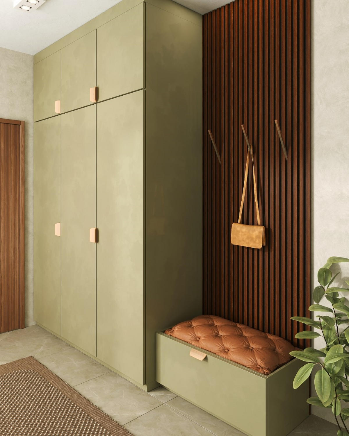 AKUSTIČNI MDF PANEL    30/260 cm       rjava  - rjava, Basics, leseni material (30/260cm)