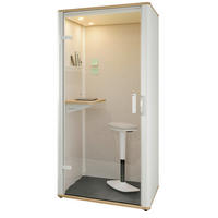 TELEFONBOX BOSSELINO UNO - Weiß, MODERN, Glas/Holzwerkstoff (100,2/215,5/99,4cm) - Bosse
