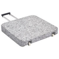 SONNENSCHIRMSTÄNDER Granit Grau  - Grau, Basics, Stein (55/9/55cm) - Glatz