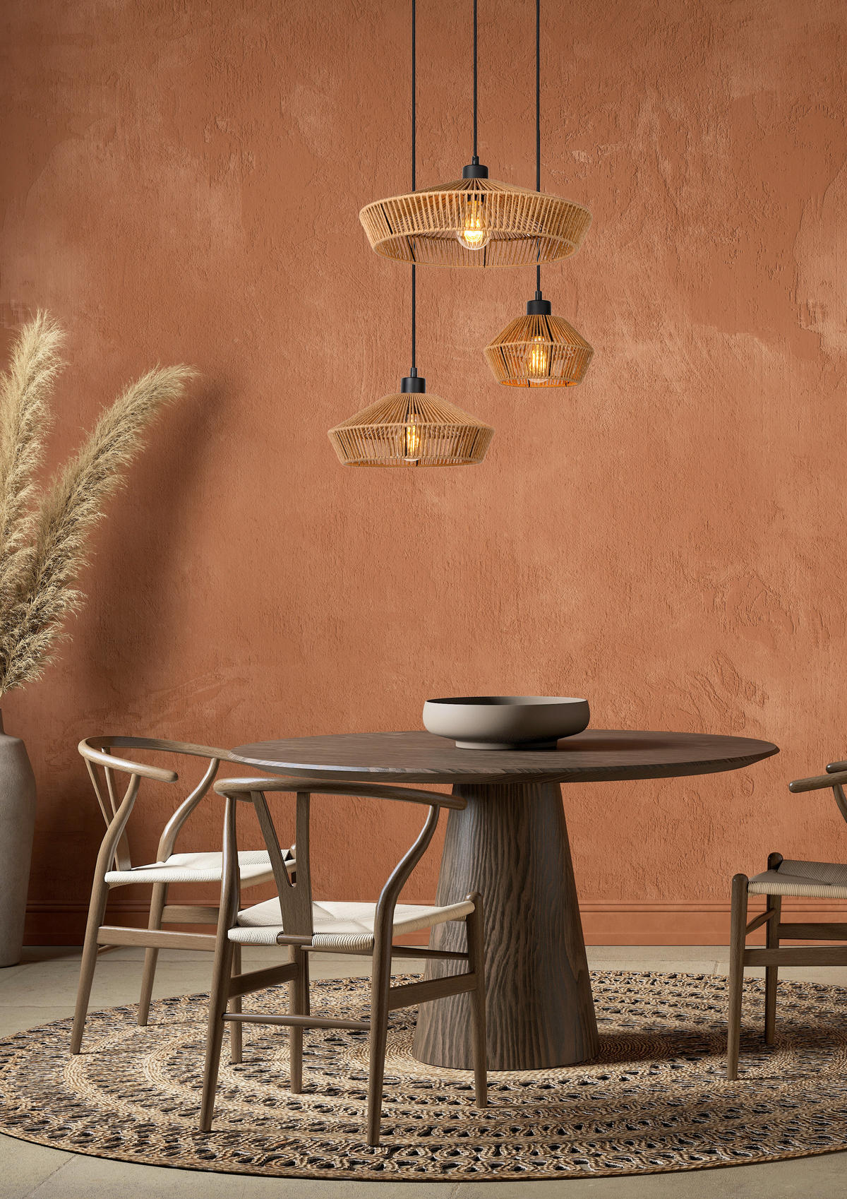 PENDELLEUCHTE 60/60/145 cm    - Lifestyle, Papier (60/60/145cm) - Lucide