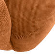 BIGSOFA Flachgewebe Kupferfarben  - Schwarz/Kupferfarben, KONVENTIONELL, Kunststoff/Textil (228/73/103cm) - Ambia Home